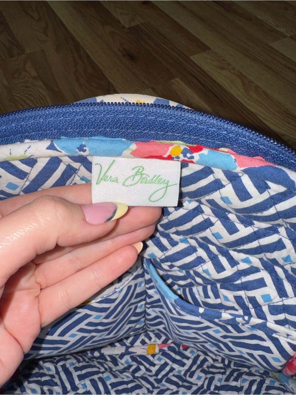 Vera Bradley Mini Backpack Summer Cottage Floral Quilted Bookbag - Picture 6 of 9